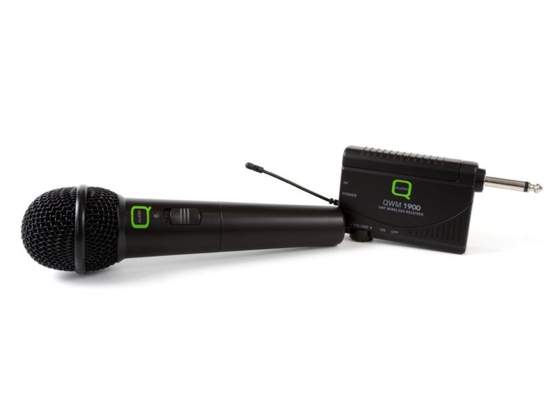 Q-Audio QWM 1900 UHF Wireless Handheld Microphone System