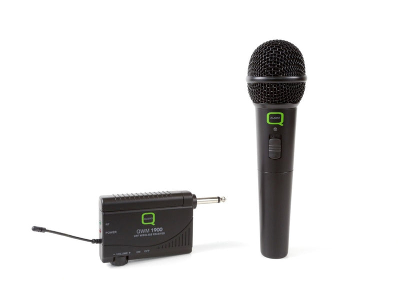Q-Audio QWM 1900 UHF Wireless Handheld Microphone System