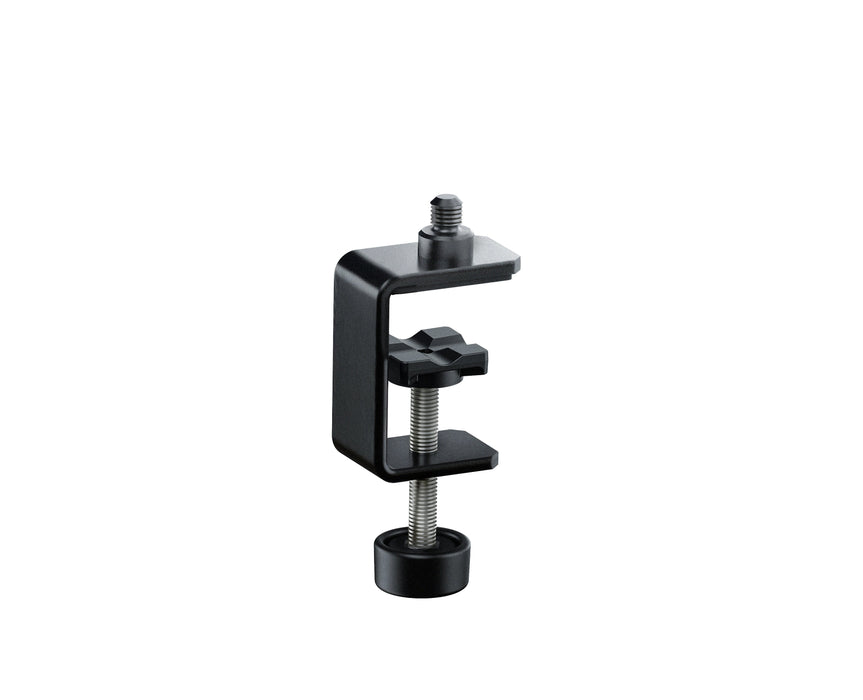 K&M 237 Microphone Table G-Clamp with 3/8" Thread - Black
