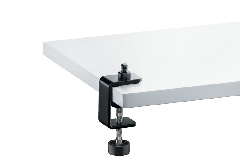 K&M 237 Microphone Table G-Clamp with 3/8" Thread - Black