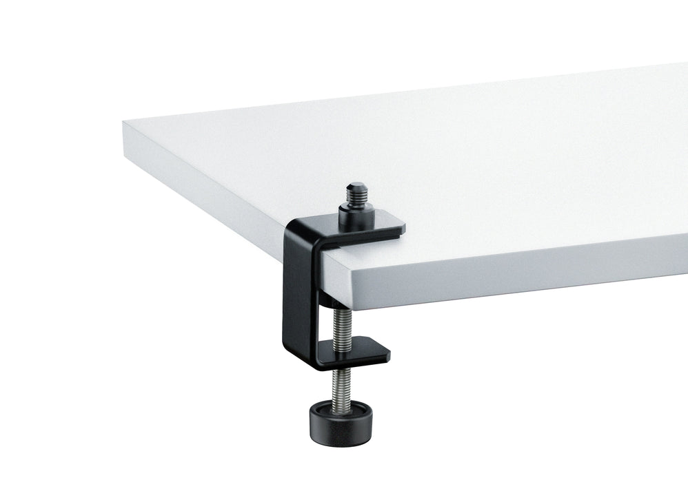 K&M 237 Microphone Table G-Clamp with 3/8" Thread - Black