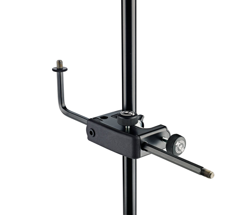 K&M 240/5 Universal Microphone Holder with Table Clamp - Black
