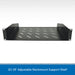2U 19" Adjustable Rackmount Support Shelf