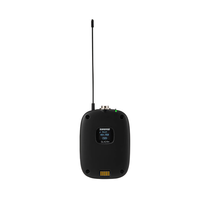 Shure SLXD14+/SM35 Wireless Bodypack System with SM35 Headset Microphone – G65 (470–606 MHz)
