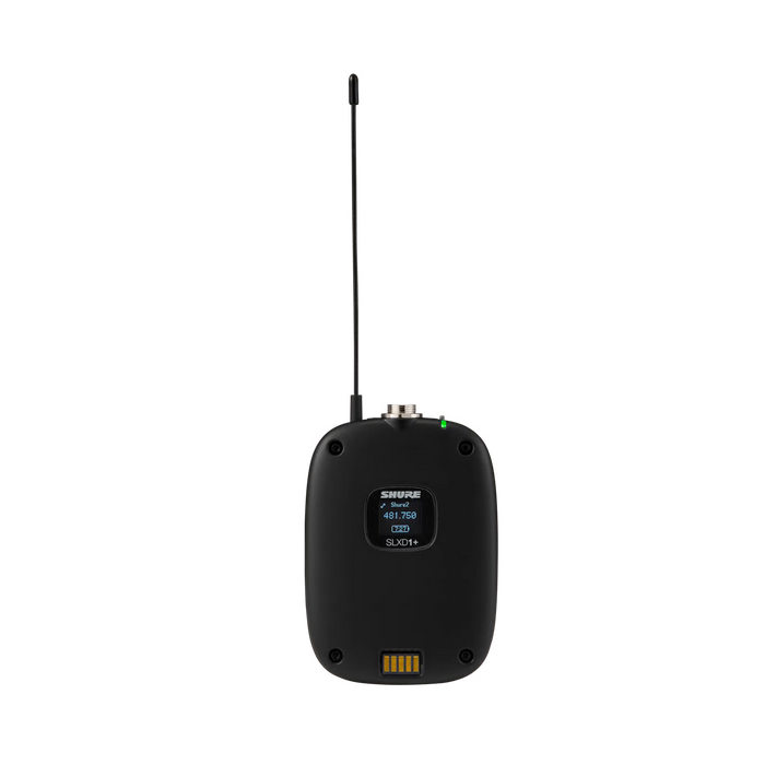 Shure SLXD14+/SM35 Wireless Bodypack System with SM35 Headset Microphone – G65 (470–606 MHz)
