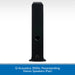 Q Acoustics 3050c Floorstanding Stereo Speakers Black Back
