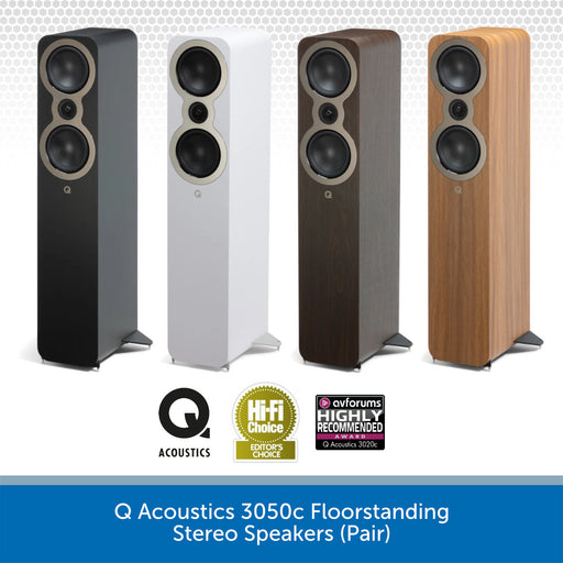 Q Acoustics 3050c Floorstanding Stereo Speakers