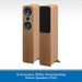 Q Acoustics 3050c Floorstanding Stereo Speakers Oak