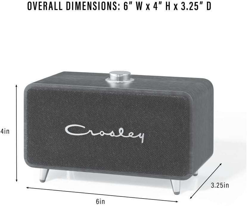 Crosley Stanza Portable Bluetooth Speaker (Walnut)