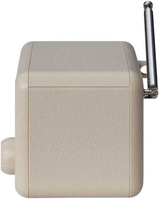Crosley Cooper Retro AM/FM Radio & Portable Bluetooth Speaker with LED Display (Pebble)