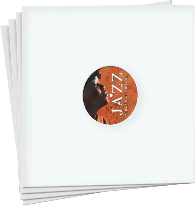 Vinyl Tonic 12" Vinyl Inner Sleeves - Polylined White Paper - Pack of 25