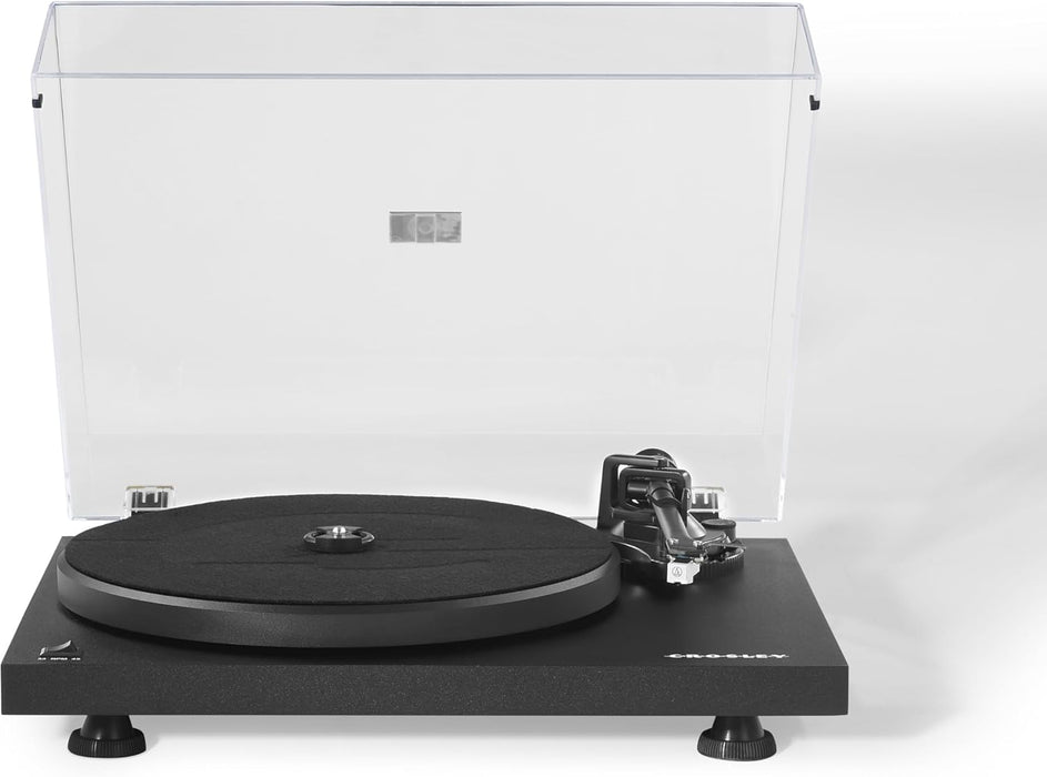 Crosley C6 Black, 2-Speed Turntable Record Player With Bluetooth & Audio Technica Needle
