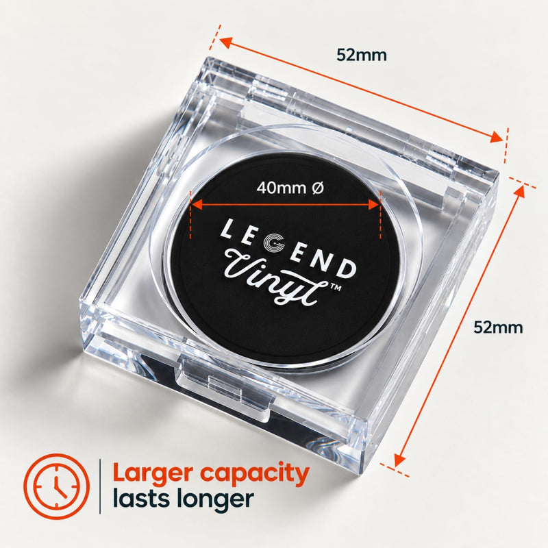 Legend Vinyl Stylus Cleaning Gel with Clear Acrylic Flip-Top Case