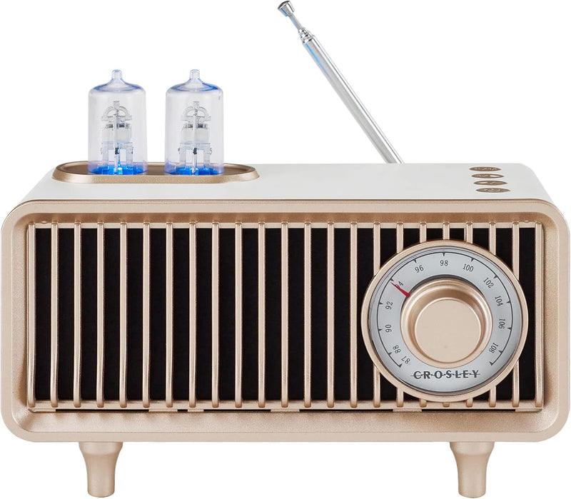 Crosley Milton Portable Rechargeable FM Radio & Bluetooth Speaker (Mint)