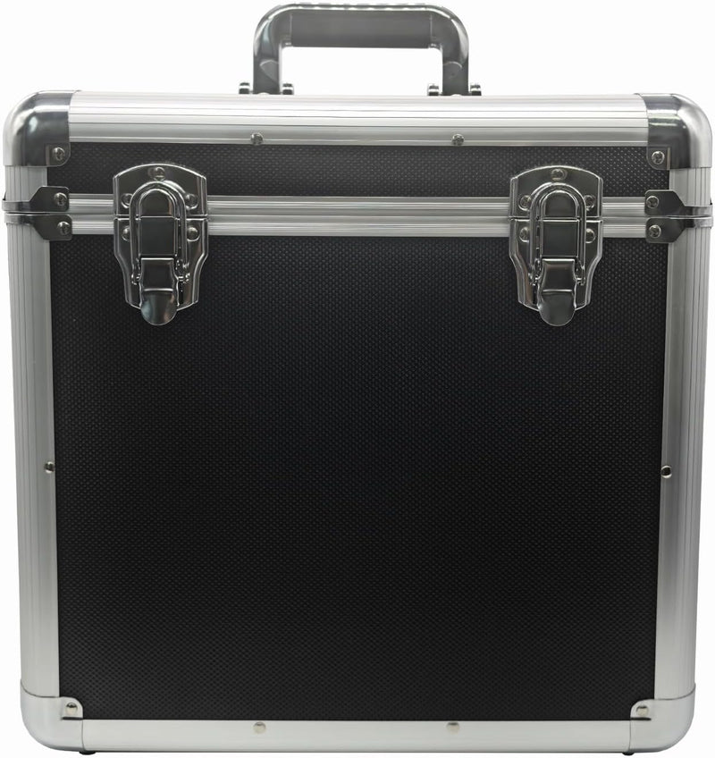 Vinyl Tonic 12" Vinyl Record Storage Case - Holds 100 LPs - 10 Sleeves Included