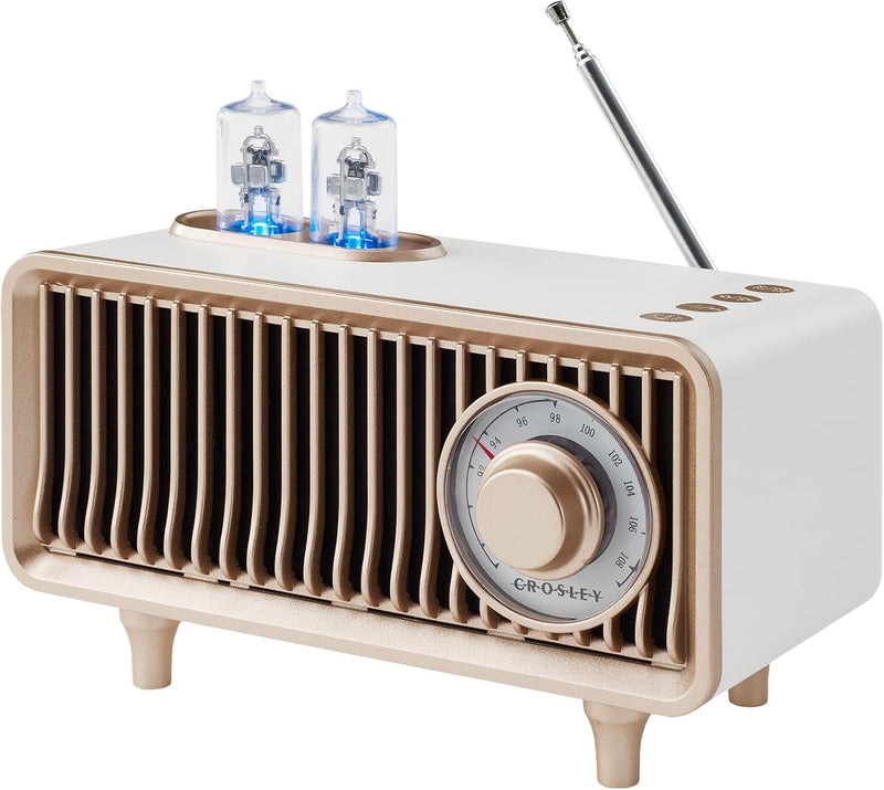 Crosley Milton Portable Rechargeable FM Radio & Bluetooth Speaker (Mint)
