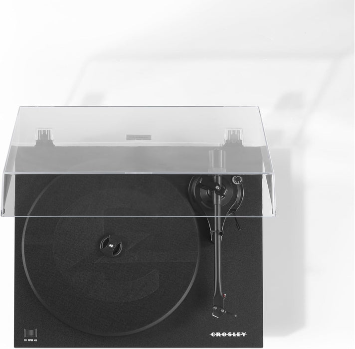 Crosley C6 Black, 2-Speed Turntable Record Player With Bluetooth & Audio Technica Needle