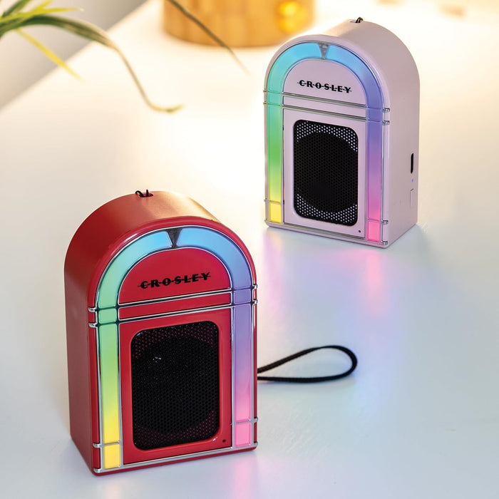 Crosley Mini Jukebox Portable Bluetooth Speaker (Red, Blue & Pink)