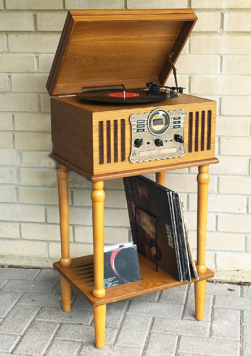 Steepletone Westminster Wooden Stand – Real Wood in Light Oak or Dark Wood