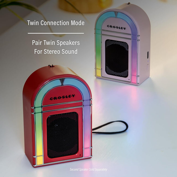 Crosley Mini Jukebox Portable Bluetooth Speaker (Red, Blue & Pink)