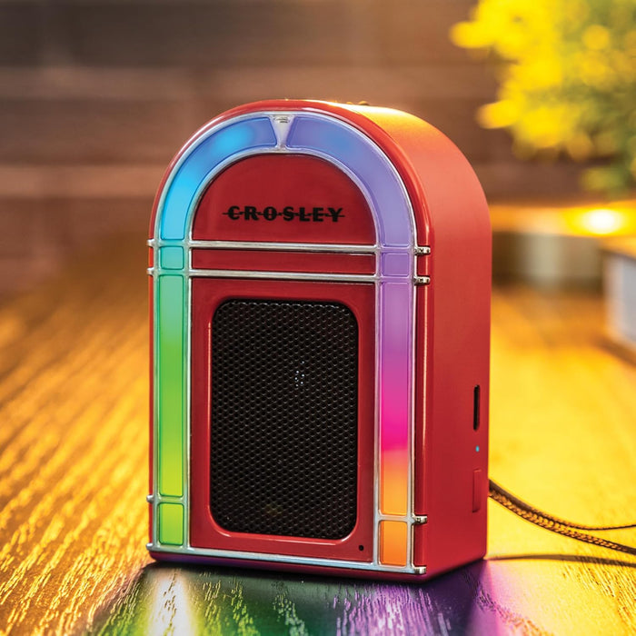 Crosley Mini Jukebox Portable Bluetooth Speaker (Red, Blue & Pink)