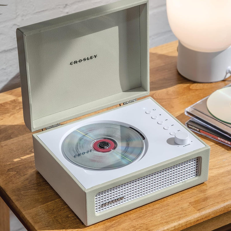 Crosley Voyager Portable CD Player with Bluetooth, FM Radio & Built-In Speakers