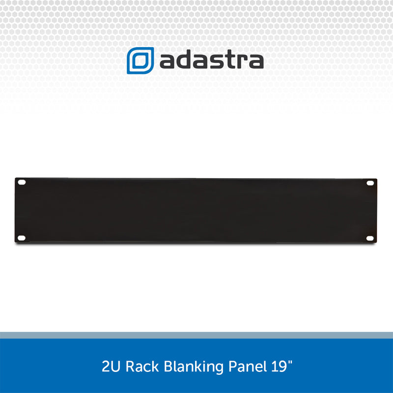 19" Rack Mount Blanking Plates - 1U, 2U, 3U, 4U Panels