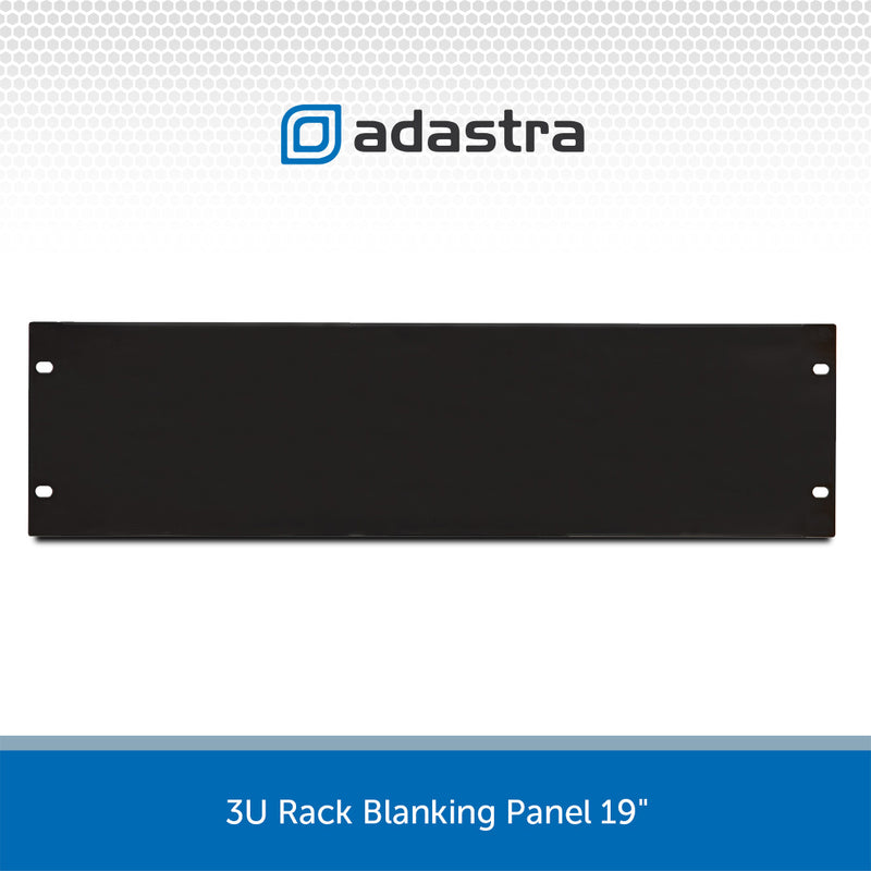 19" Rack Mount Blanking Plates - 1U, 2U, 3U, 4U Panels
