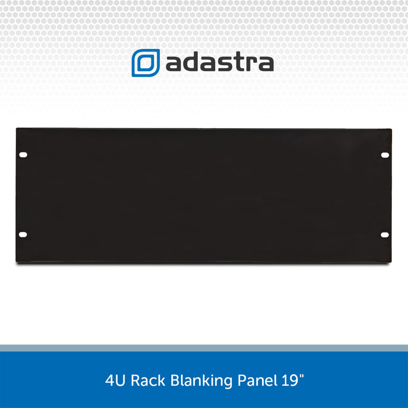 19" Rack Mount Blanking Plates - 1U, 2U, 3U, 4U Panels