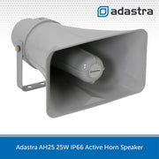 Adastra AH25 25W IP66 Active Horn Speaker