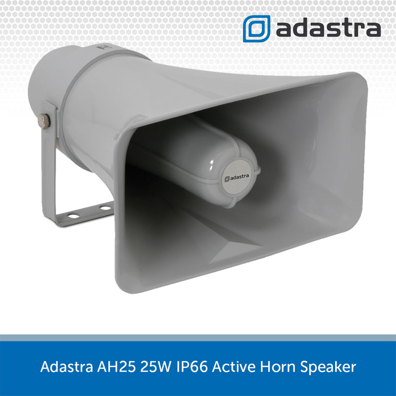 Adastra AH25 25W IP66 Active Horn Speaker