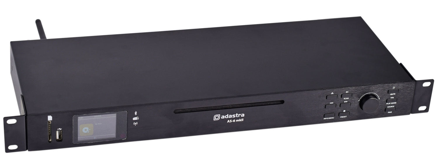 Adastra AS-6 MKII Audio Source Multi-Player With CD, DAB+, Bluetooth