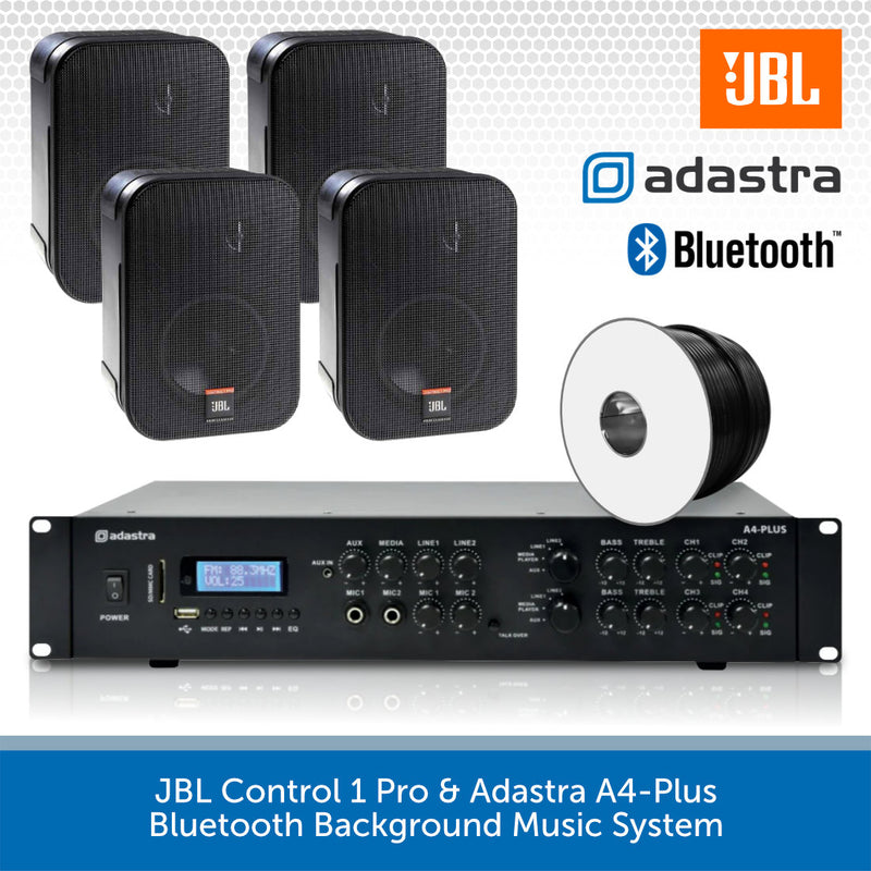 JBL Control 1 Pro & Adastra A4-Plus
