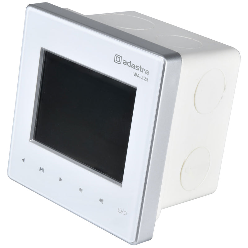 Adastra WA-225 Wall-Mount 2 x 25W Amplifier with Bluetooth, USB/SD & FM Tuner