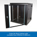 Cobra 9U Rack Cabinet with Lockable Door on a white background