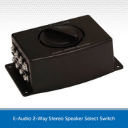 E-Audio 2-Way Stereo Speaker Select Switch