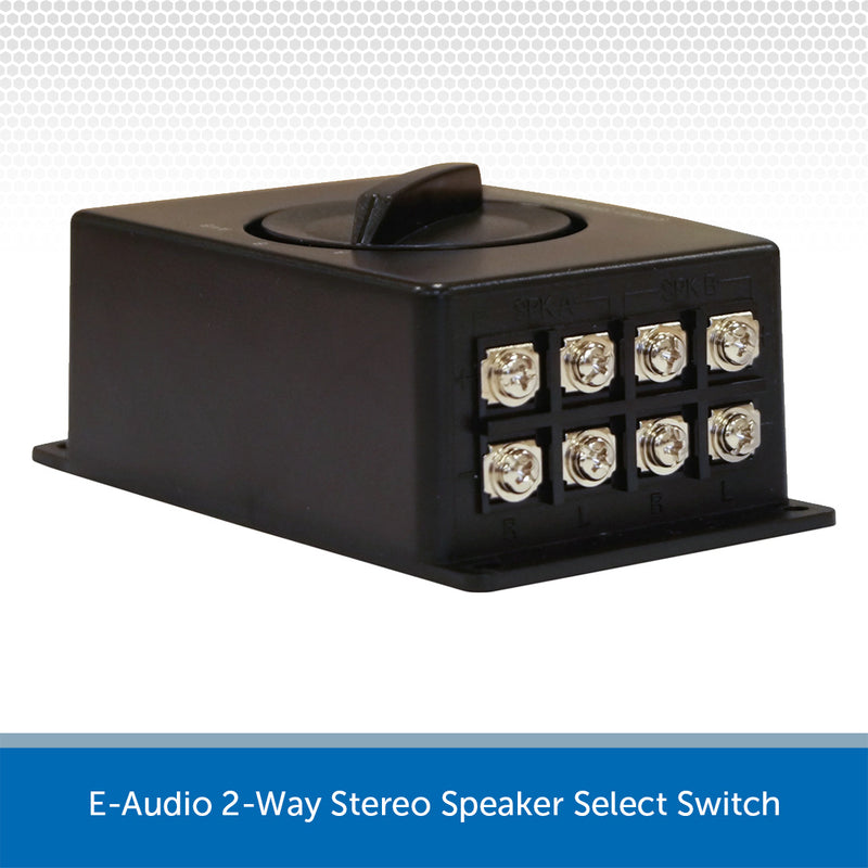 E-Audio 2-Way Stereo Speaker Select Switch