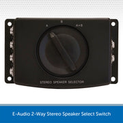 E-Audio 2-Way Stereo Speaker Select Switch