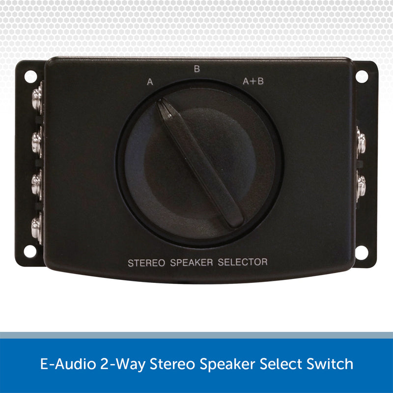 E-Audio 2-Way Stereo Speaker Select Switch
