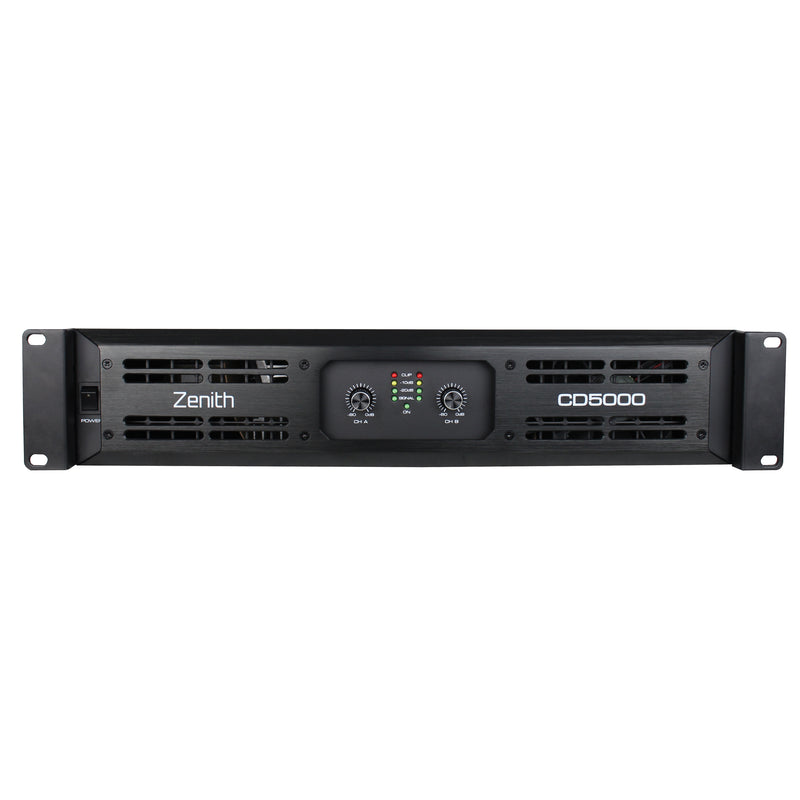 Zenith CD5000 2 x 2500W Power Amplifier 2/4/8Ω