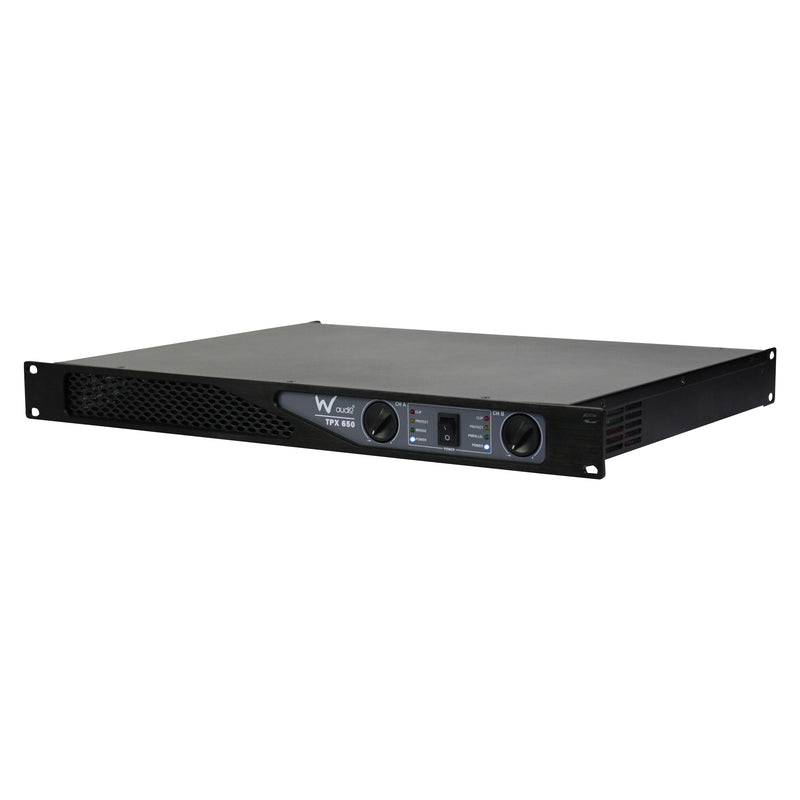 W-Audio TPX 650 Stereo Power Amplifier 2 x 325W,  4-8 Ohms