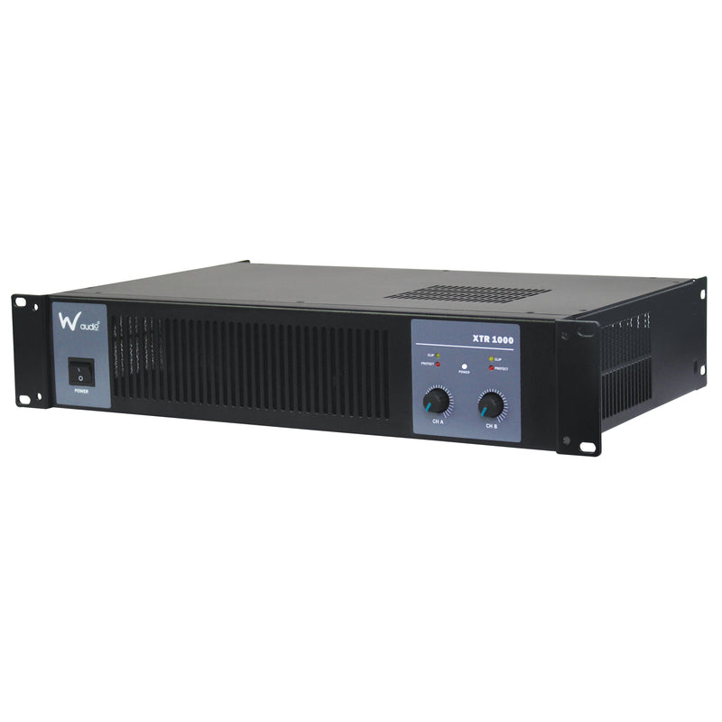 W-Audio XTR 1000 Stereo Power Amplifier 2 x 500W,  4-8 Ohms