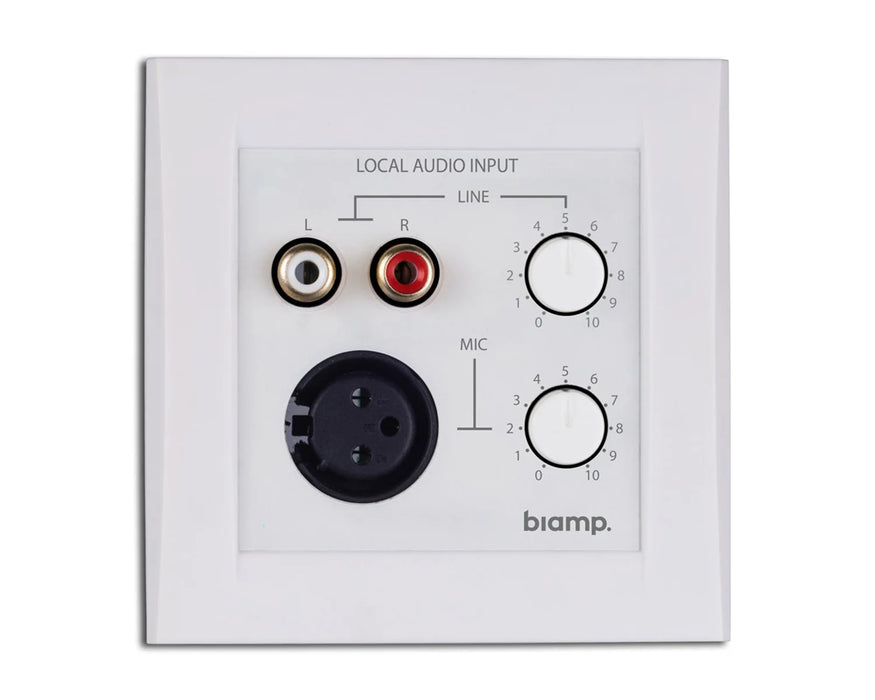 Biamp ALINP Mic & Line Local Input Wall Panel with Volume Control