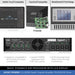 AUDAC PMQ600 - WaveDynamics™ 4 x 600W Quad-Channel Power Amplifier 70V/100V/8 Ohms