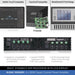 AUDAC SMQ500 - WaveDynamics™ 4 x 500W Quad-Channel Power Amplifier 4-8 Ohms