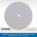 AUDAC CENA812W - Premium 20W, 8 Inch In-Ceiling Speaker