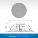 AUDAC CENA812W - Premium 20W, 8 Inch In-Ceiling Speaker