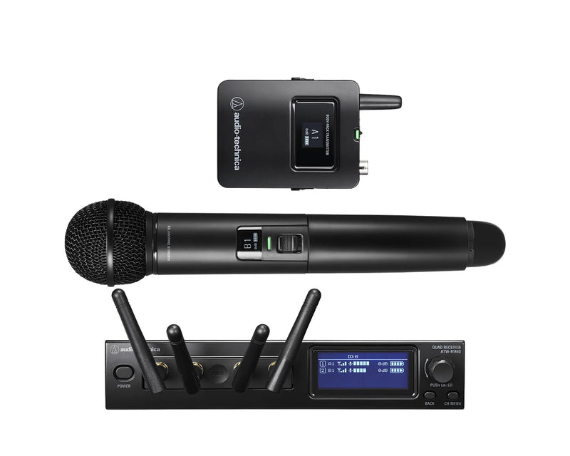 Audio Technica ATW-1423 System 20 PRO Body-Pack & Handheld Wireless Mic System 2.4GHz