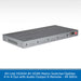 AV-Link HDX44 4K HDMI Matrix Switcher/Splitter shown from a three-quarters angle on a white background with a gray patterned header and a blue text banner at the bottom.