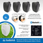 Audio Volt, Garden and Patio Music Kit wiht Bluetooth Wireless Streaming